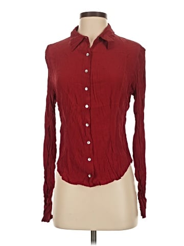 Express Long Sleeve Silk Top (view 1)
