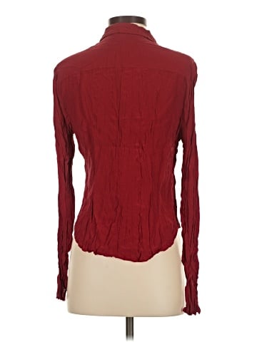 Express Long Sleeve Silk Top (view 2)