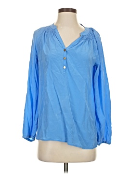 Lilly Pulitzer Long Sleeve Silk Top