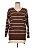 Cents of Style Stripes Brown Pullover Sweater Size Med - Lg - photo 1