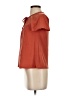 Belle Du Jour Orange Short Sleeve Blouse Size XS - photo 5