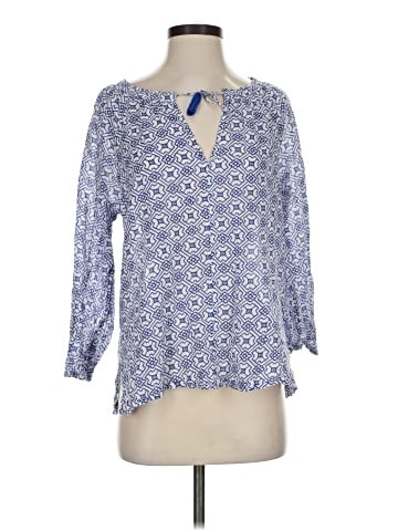 Velvet 3/4 Sleeve Blouse (view 1)