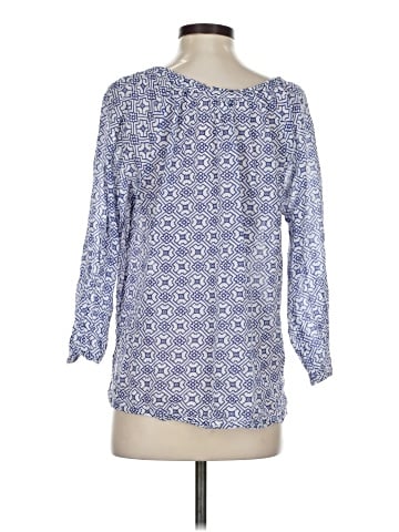Velvet 3/4 Sleeve Blouse (view 2)