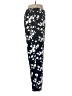 J.Crew Factory Store 100% Polyester Floral Black Casual Pants Size 8 - photo 4