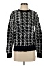 Lou & Grey Houndstooth Black Pullover Sweater Size XS - photo 1
