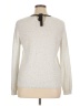 a.n.a. A New Approach Metallic Silver Pullover Sweater Size XL - photo 2