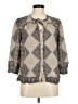 Joie Gray 3/4 Sleeve Button-Down Shirt Size M - photo 1