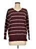 Cents of Style Stripes Burgundy Pullover Sweater Size Med - Lg - photo 1