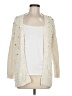 Alya 100% Polyester Ivory Cardigan Size M - photo 1