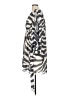 H&M 100% Polyester Animal Print Gray Casual Dress Size M - photo 5