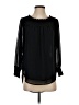 Abbeline Black Long Sleeve Blouse Size S - photo 1
