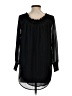 Abbeline Black Long Sleeve Blouse Size S - photo 2