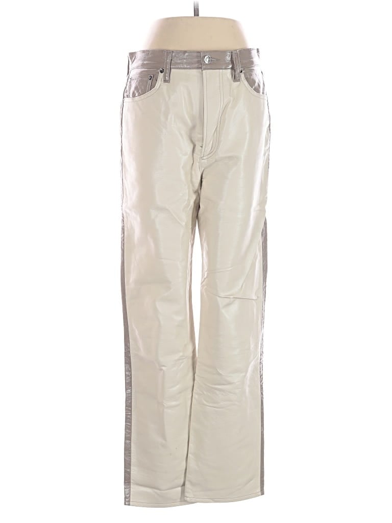 Pre-owned Agolde Casual Pants In Silver
