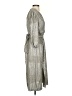 Alice + Olivia Metallic Silver Gray Casual Dress Size 2 - photo 4