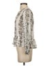 Lucky Brand Ivory Long Sleeve Blouse Size XS - photo 5