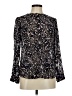 Rebecca Taylor Animal Print Black Blouse Size 8 - photo 1