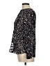 Rebecca Taylor Animal Print Black Blouse Size 8 - photo 5