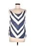 Trina Turk Blue Sleeveless Blouse Size M - photo 1