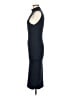 Zara Solid Black Blue Cocktail Dress Size M - photo 5