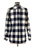 Vineyard Vines 100% Polyester Checkered-gingham Blue Long Sleeve Blouse Size 6 - photo 2
