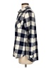 Vineyard Vines 100% Polyester Checkered-gingham Blue Long Sleeve Blouse Size 6 - photo 5