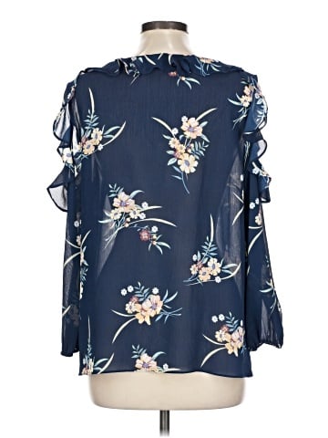 Sharagano 3/4 Sleeve Blouse (view 2)