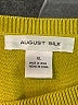 August Silk Yellow Pullover Sweater Size XL - photo 7