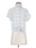 Camellia Gray Short Sleeve Button-Down Shirt Size S - photo 1