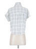 Camellia Gray Short Sleeve Button-Down Shirt Size S - photo 2