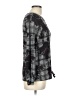 A. Byer Gray Black Long Sleeve Top Size L - photo 4