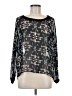 Elodie Black Long Sleeve Blouse Size M - photo 1