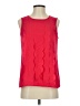 Banana Republic 100% Polyester Red Sleeveless Blouse Size XS - photo 1