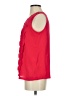 Banana Republic 100% Polyester Red Sleeveless Blouse Size XS - photo 5