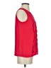 Banana Republic 100% Polyester Red Sleeveless Blouse Size XS - photo 4