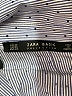 Zara Basic Polka Dots Blue 3/4 Sleeve Button-Down Shirt Size XS - photo 7