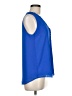 Naked Zebra 100% Polyester Blue Sleeveless Blouse Size M - photo 4
