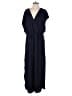 TOWOWGE 100% Polyester Solid Blue Jumpsuit Size M - photo 1