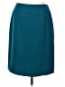 Unbranded 100% Polyester Solid Teal Formal Skirt Size 12 - photo 1