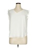 Versona 100% Polyester Ivory Sleeveless Blouse Size XL - photo 1