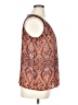 Rose + Olive 100% Polyester Orange Sleeveless Blouse Size XL - photo 4