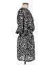 Xtaren 100% Polyester Print Black Casual Dress Size M - photo 4