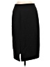 J.Crew 100% Wool Solid Black Wool Skirt Size 4 - photo 1