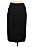 J.Crew 100% Wool Solid Black Wool Skirt Size 4 - photo 2