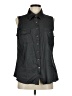 Lularoe Black Sleeveless Button-Down Shirt Size M - photo 1