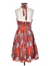 Guess 100% Polyester Argyle Orange Cocktail Dress Size 2 - photo 2