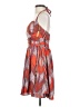 Guess 100% Polyester Argyle Orange Cocktail Dress Size 2 - photo 5