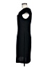 Connected Apparel Solid Black Casual Dress Size 6 - photo 5
