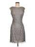 Assorted Brands 100% Polyester Tweed Gray Cocktail Dress Size 6 - photo 1