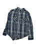 Mudd Plaid Blue Long Sleeve Button-Down Shirt Size 7 - 8 - photo 1