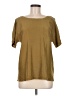 Martin + Osa Brown Short Sleeve Blouse Size M - photo 1